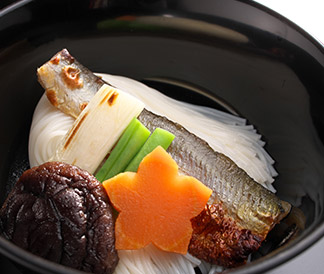 鮎にゅうめん
