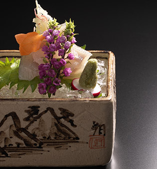 鮎刺身