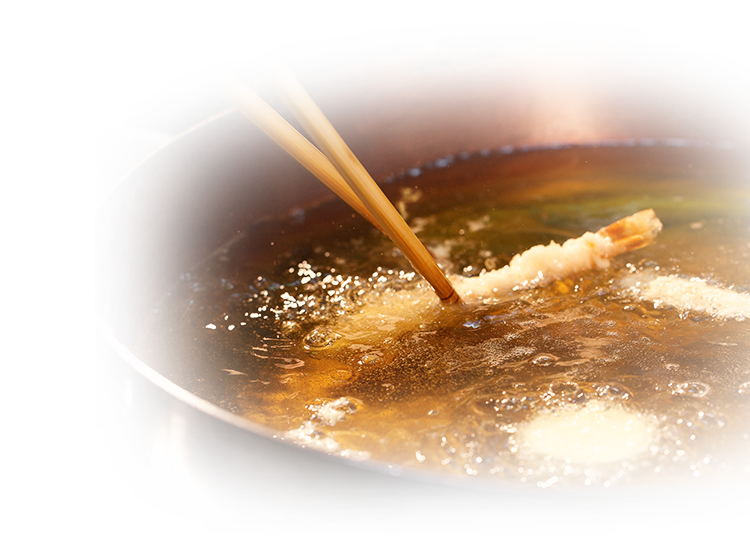 天ぷら揚げ